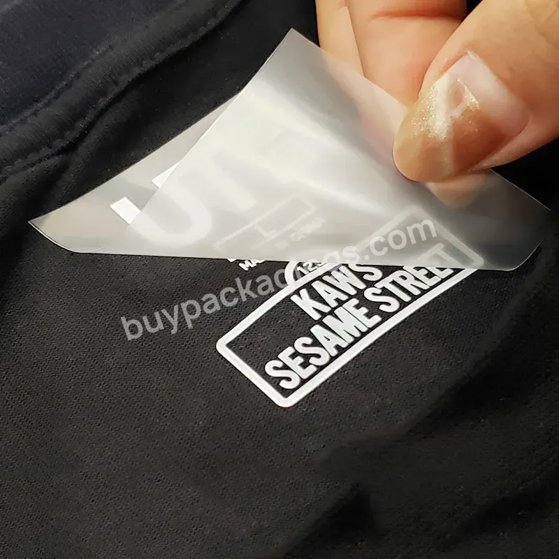 Custom Clothing Logo Heat Transfer Sticker Hot Stamping Label