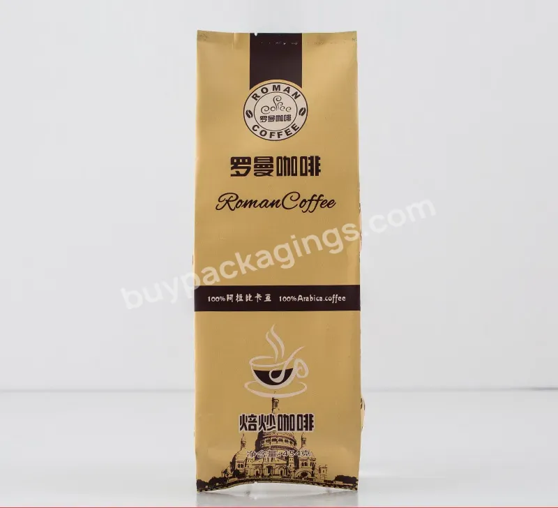 Custom Coffee Bags Biodegradable Coffee Bean Gusset Bag Selling Fashion The Coffee Bags Heat Seal Pack Pouches With Tin Tie