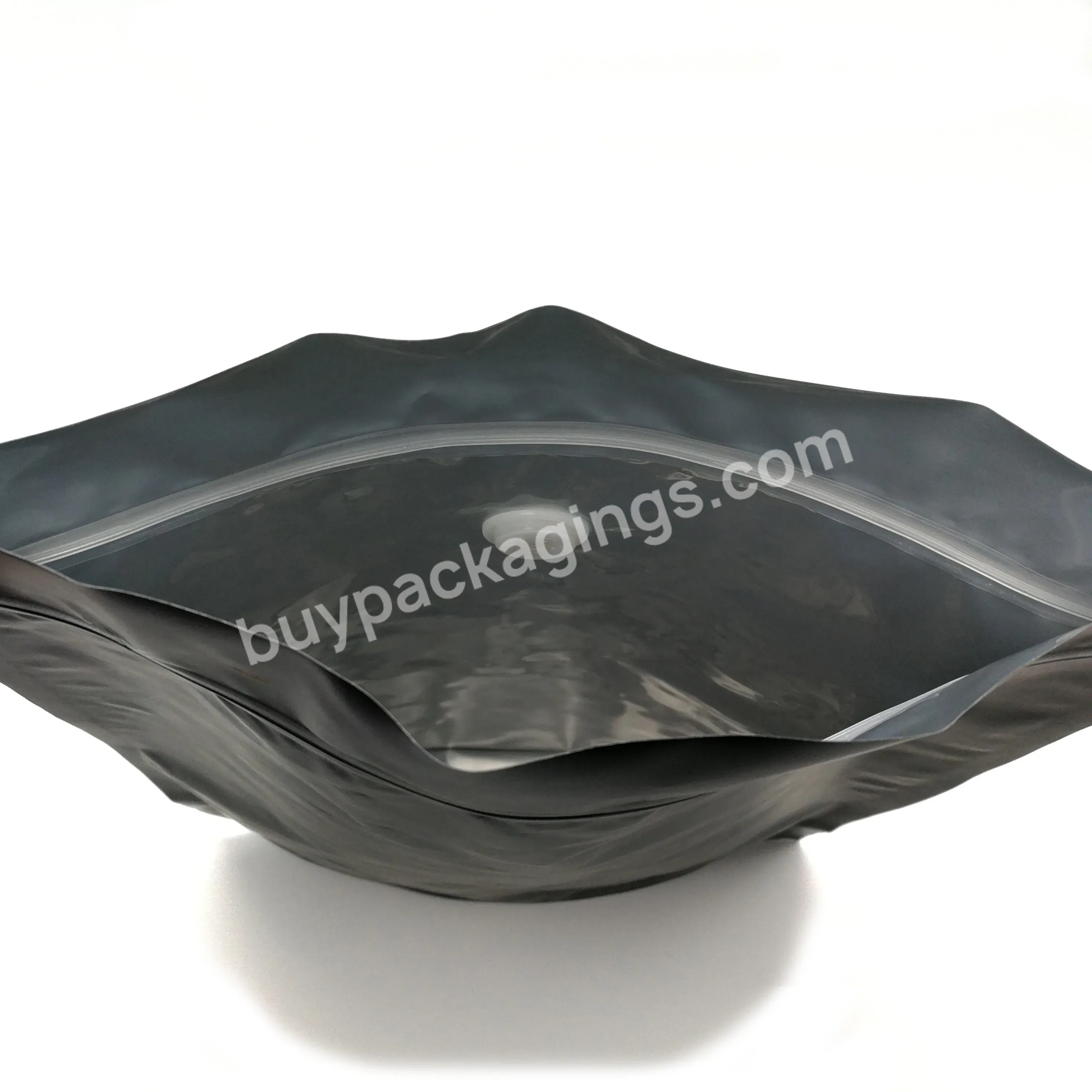 Custom Coffee Bean Coffee Powder Sealed Composite Flat Bottom Moisture-proof Self-supporting Packaging Bag