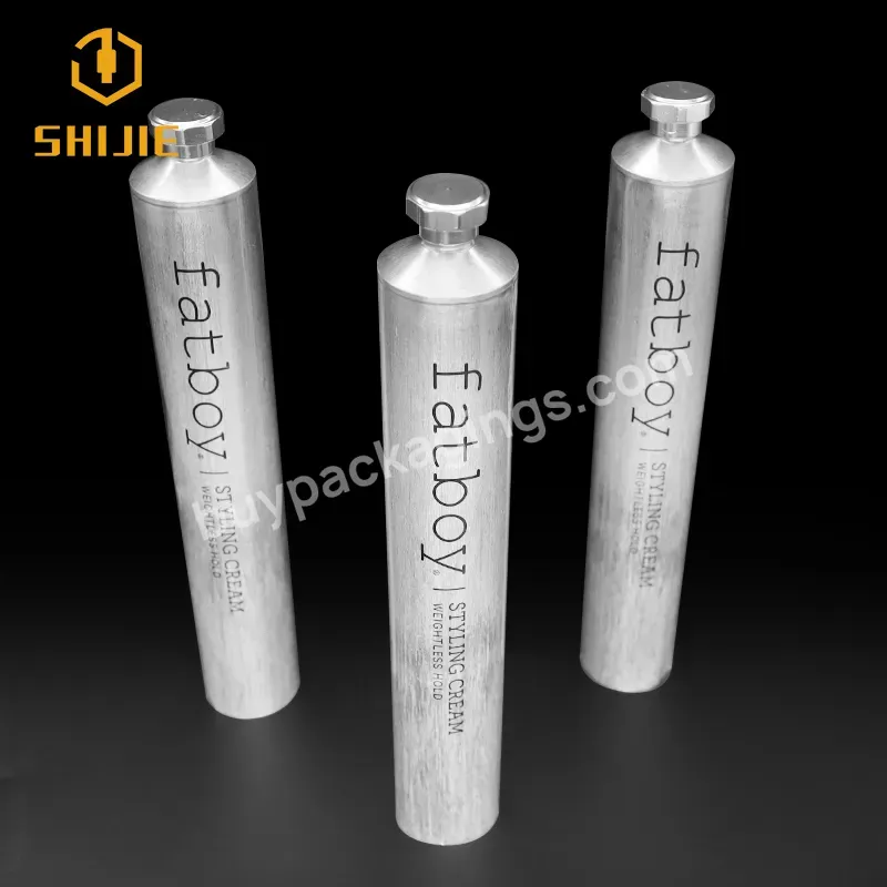 Custom Collapsible Fillable 30ml 50ml 100ml 150ml Eco Friendly Cosmetic Metal Aluminum Tube With Cap For Cosmetics Packaging