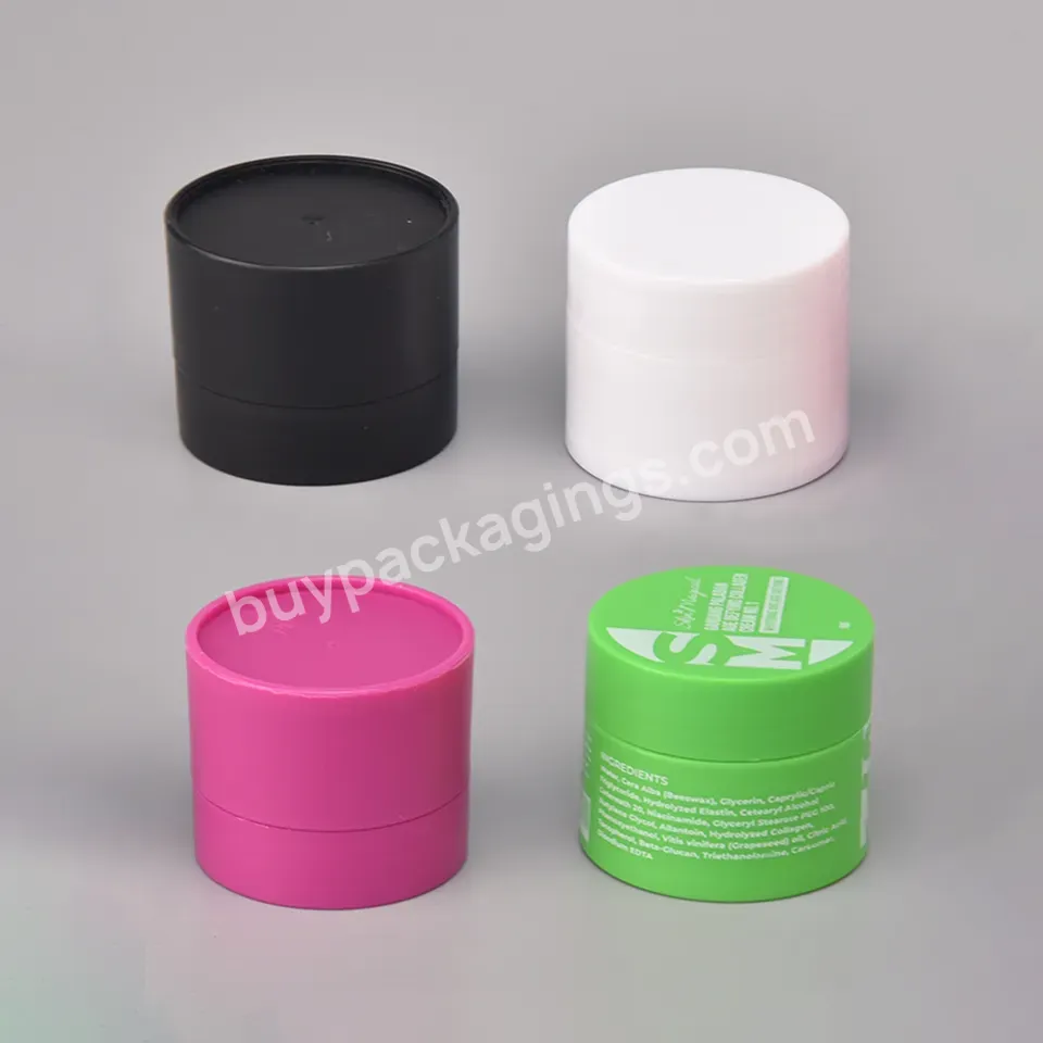 Custom Color 10ml Custom Plastic Pp Eye Cream Mini Cream Jar Travel Size Refillable Plastic Cream Jar