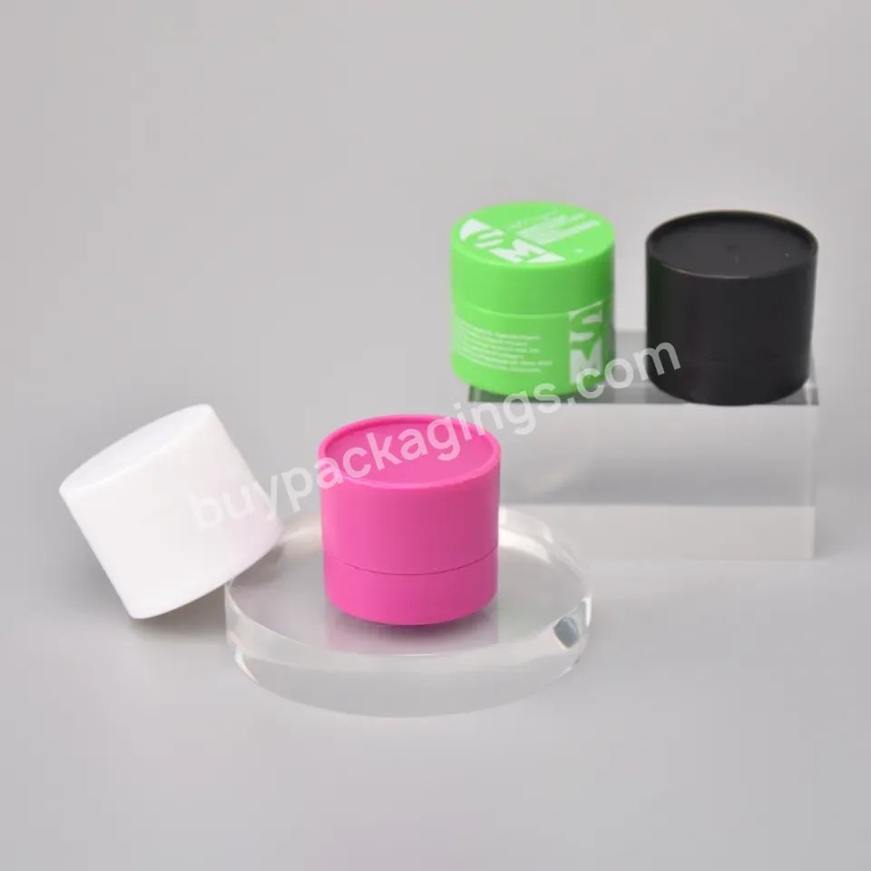 Custom Color 10ml Custom Plastic Pp Eye Cream Mini Cream Jar Travel Size Refillable Plastic Cream Jar