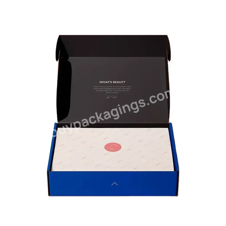 Custom Color Aircraft Box Underwear Express Box Clothing Packaging Box With Custom Printed Logo