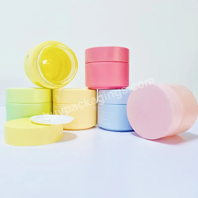 Custom Color And Logo 30g 50g White Face Skincare Body Butter Lips Scrub Empty Cosmetic Package Glass Cream Jar - Buy Manufacturer For Cosmetics Glass Jars,Cosmetic Face Cream Glass Jar,Colourful Customised Cosmetic Glass Jars.