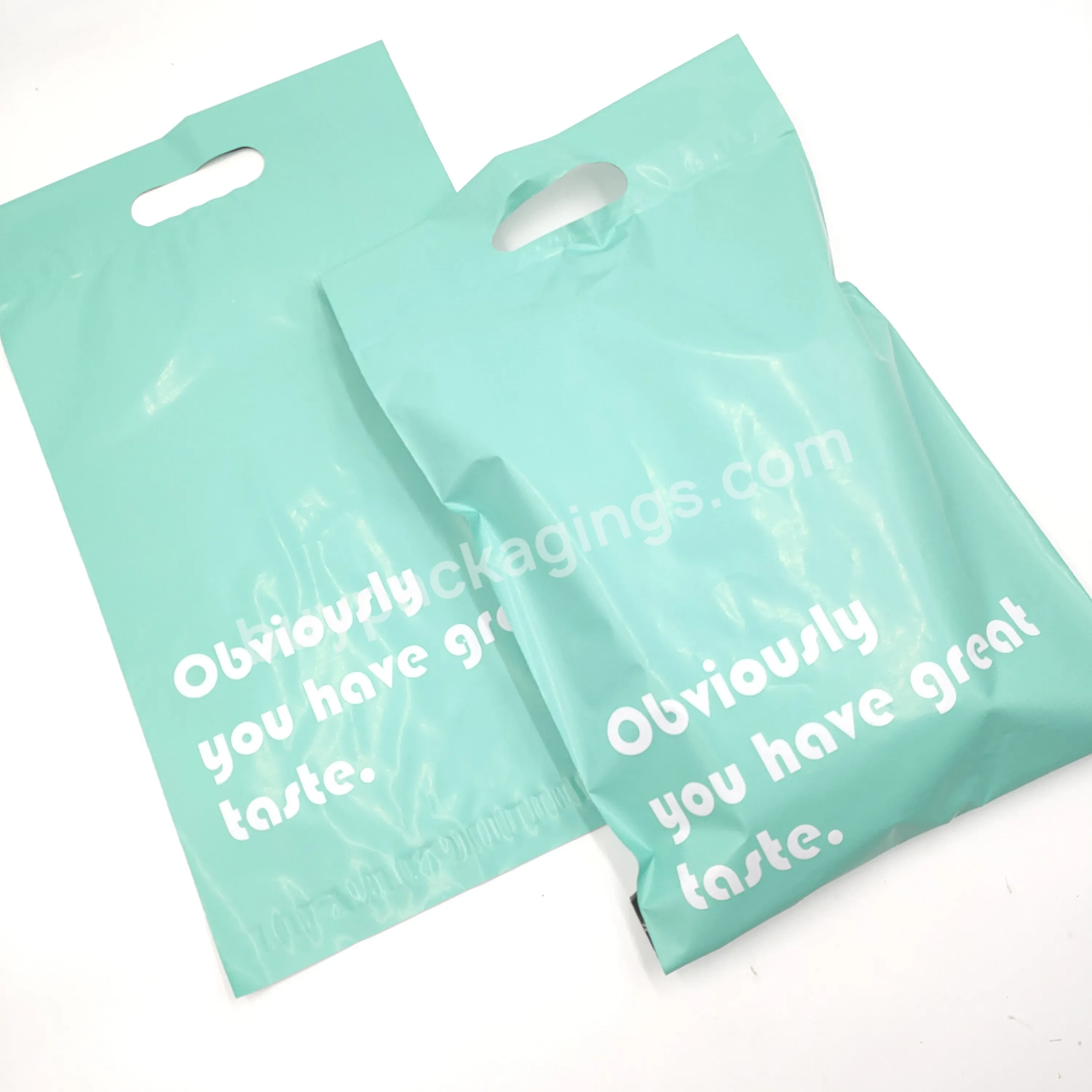 Custom Color And Logo Mailer Shipping Package Postage Parcel Mailing Bags Poly Mailers With Handle