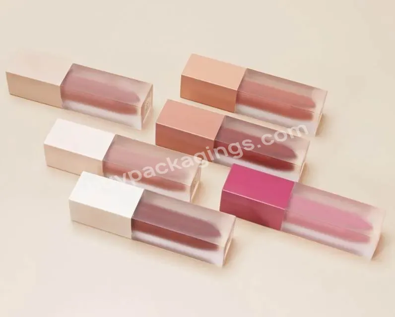 Custom Color Clear Scrub 10ml Lip Gloss Tube Oem Odm Plastic Cosmetic Lipstick Tube With Custom Packaging Tube