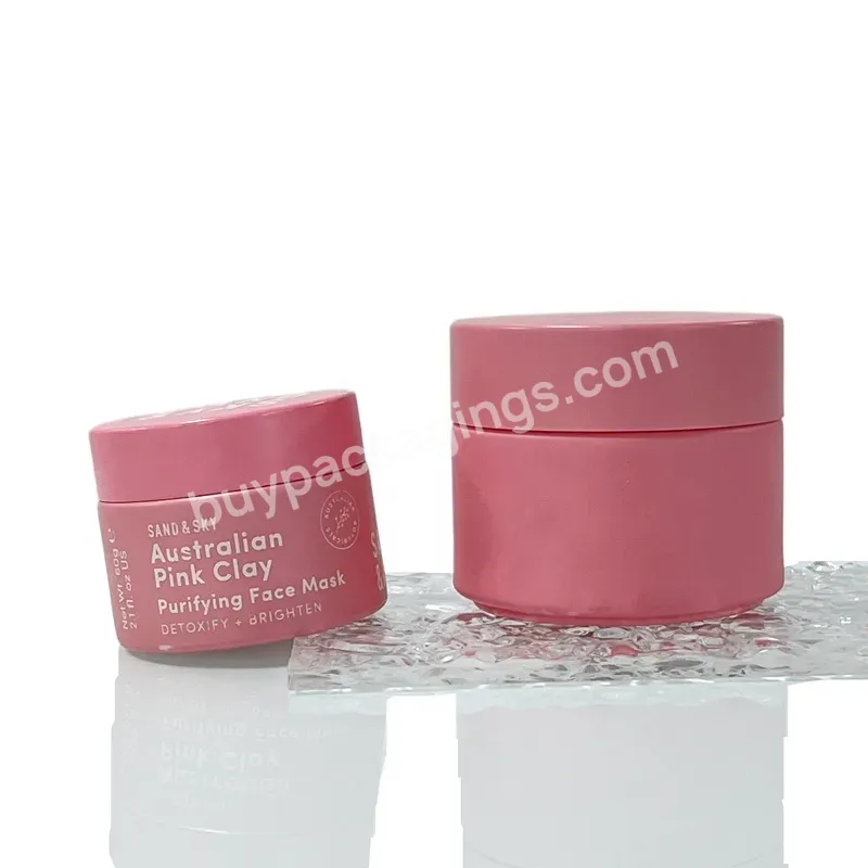 Custom Color Cosmetic Packaging 15g 20g 30g 50g 100g White Porcelain Ceramic Face Cream Glass Jars With Lids