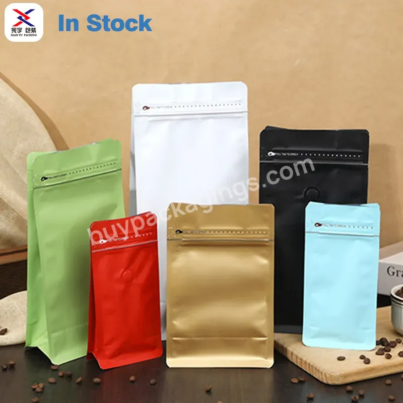 Custom Color Food Grade Ziplock Bag Color Moistureproof Tea Coffee Bean Packaging Bag