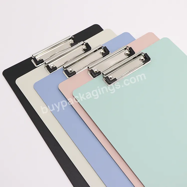 Custom Color Letter Size Low Profile Clip Nursing School Supplies A4 Clipboard Coach Teacher Nurse Medical Clipboard Exam Board