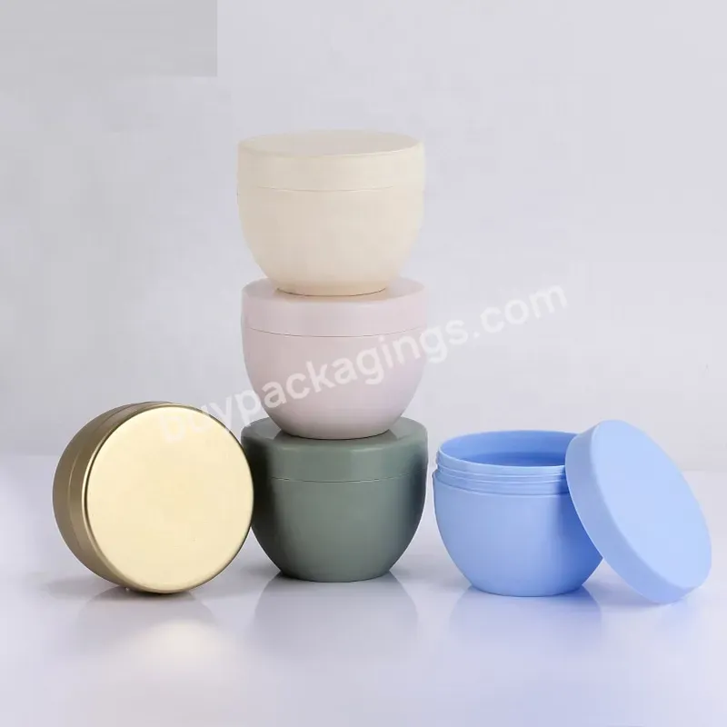 Custom Color Pet Plastic Jar Plastic Bottles With Screw Lids Cosmetic Packaging For Skincare Cosmetic Bottle