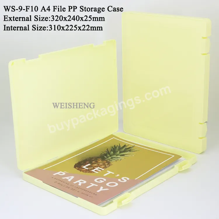 Custom Color Plastic File Folder Nursing File Holder Box Travel Portable Document Organizer Pp Plastic File Case With Handle - Buy Plastic File Case,Portable Document Case,File Holder Box.