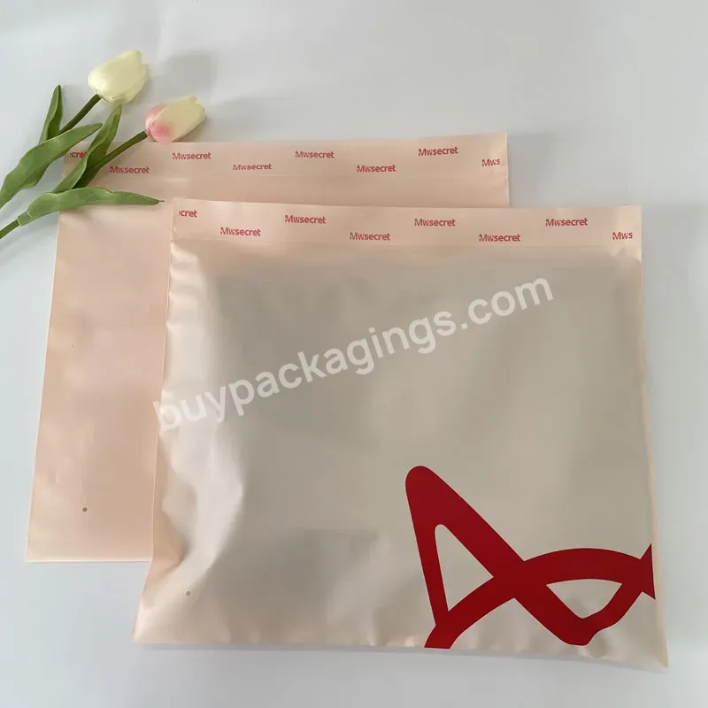 Custom Color Plastic Zip Lock Bag With Logo Printed Swimwear Tshirt Packaging Self Press Bags With Zipper Top