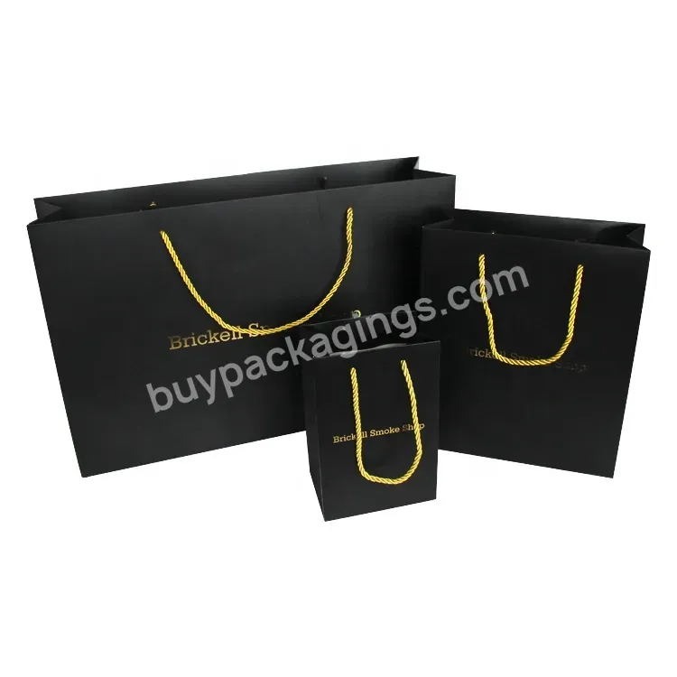 Custom Color Print Standard Size Different Specifications Shopping Coated Paper Bag A3 A4 A5 Size With Handles