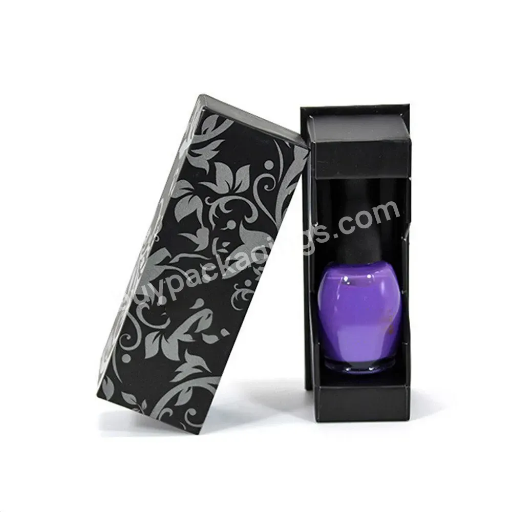 Custom Color Printing Cosmetic Gift Set Packaging Nail Polishing Head Box Recycled Paper Boxes For Nail Polish Packing