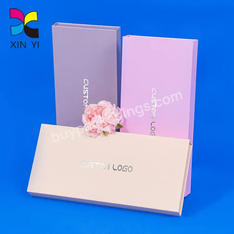 Custom Color Printing Eco Friendly Luxury Package Paper Box And Lid