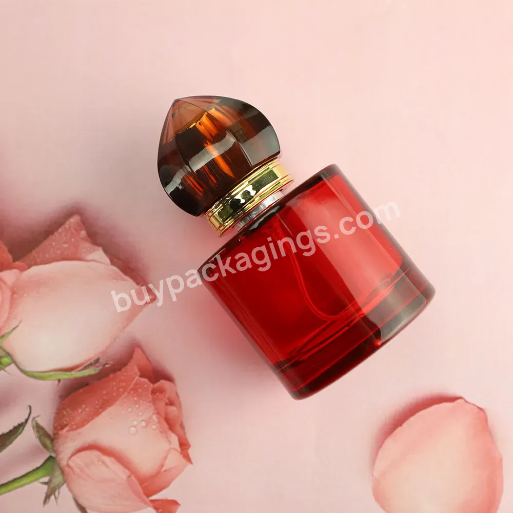 Custom Colored Glass Perfume Empty Bottles 100ml Wholesale Luxury Essential Oil Packaging Containers With Factory Price