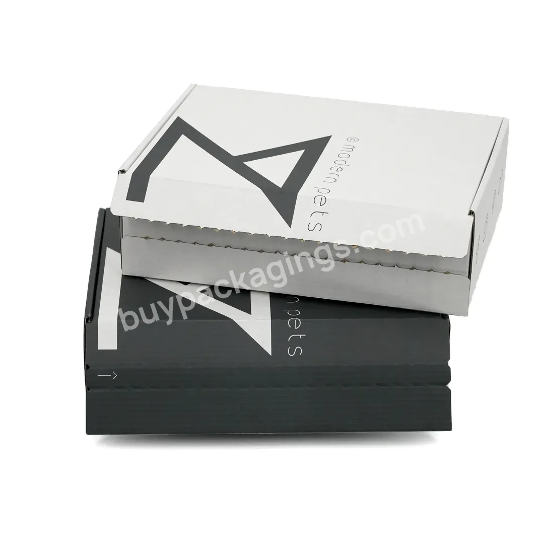 Custom Colored Logo Boxes Packaging Cardboard Printed Clothing Apparel Underwear Clothing Flat Small Mailer Box