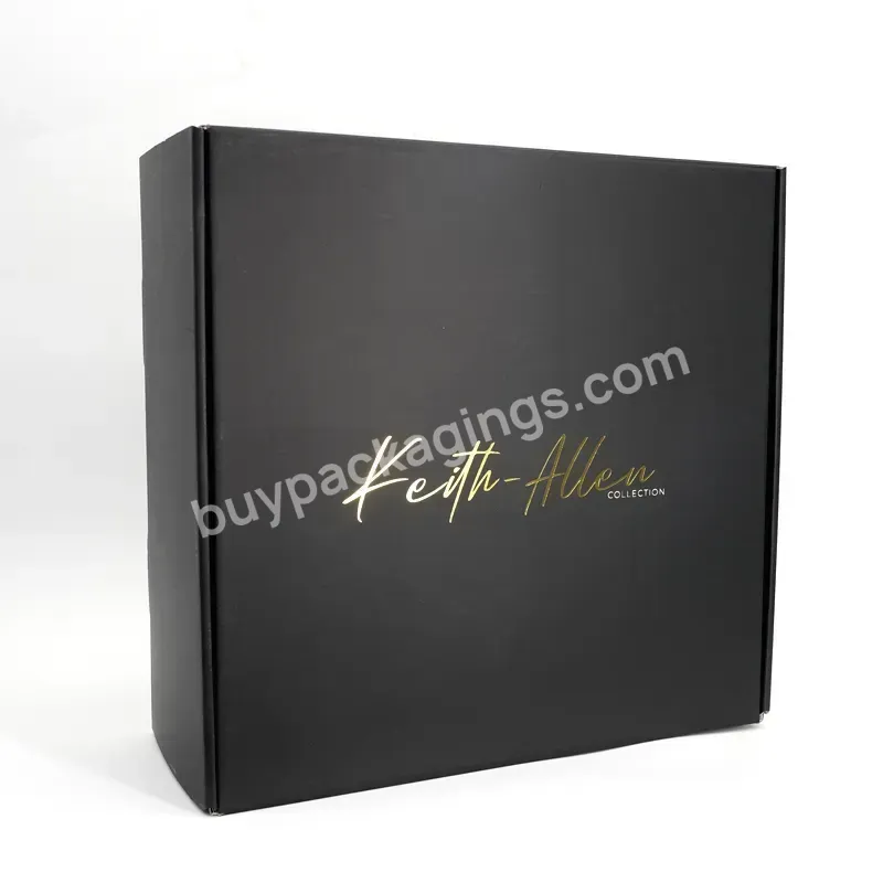 Custom Colored Paper Cardboard Carton Clothing Hat Shipping Boxes Packaging Corrugated Mailing Box