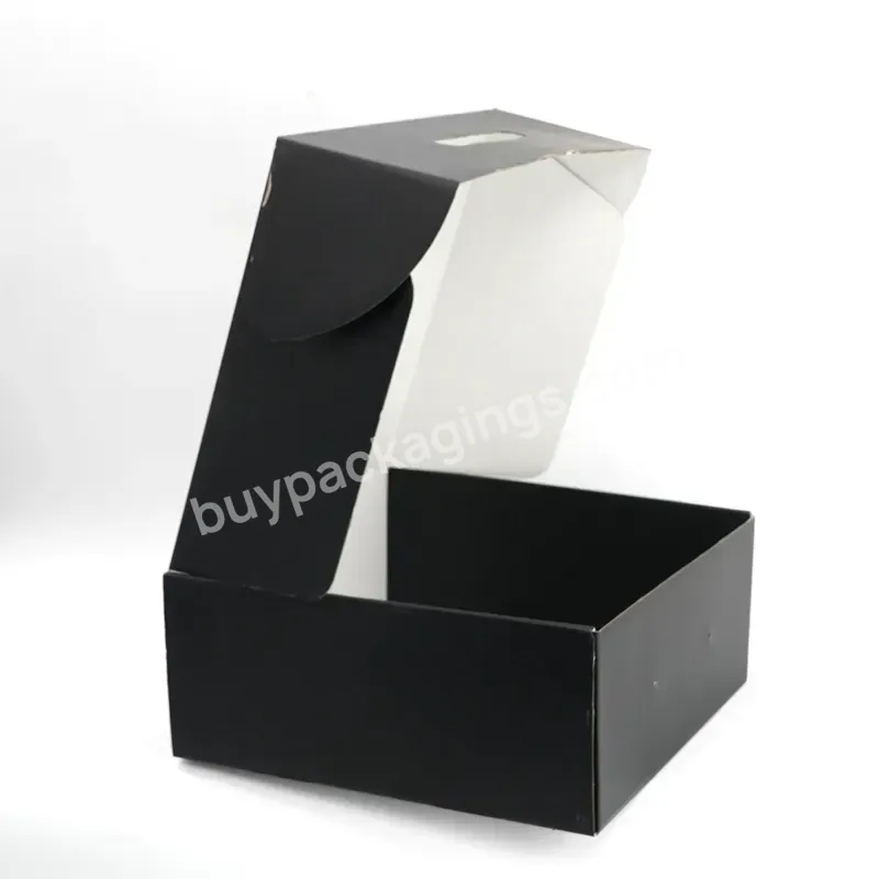 Custom Colored Paper Cardboard Carton Clothing Hat Shipping Boxes Packaging Corrugated Mailing Box