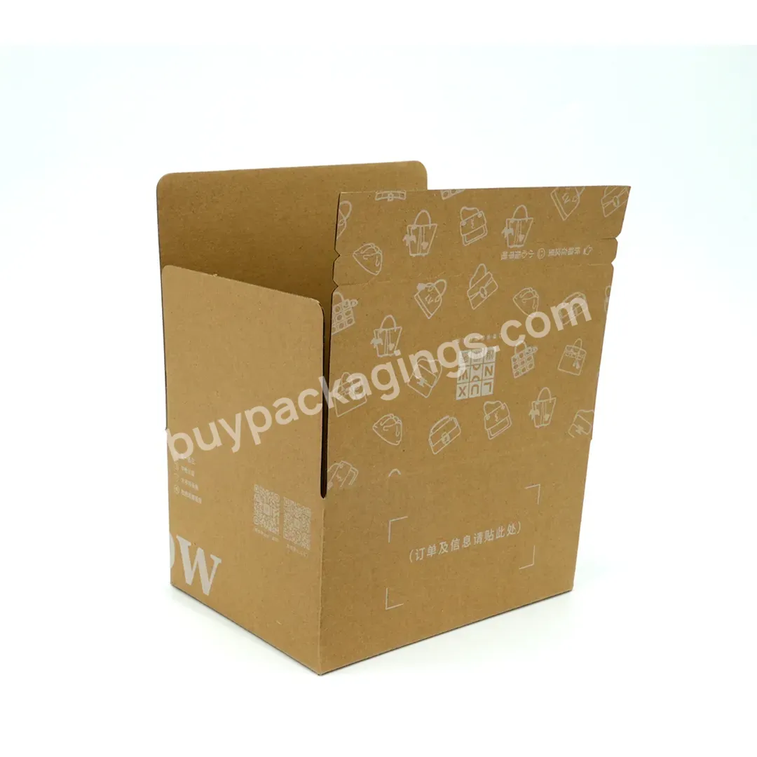 Custom Colored Paper Carton Clothing Hat Shipping Boxes Packaging Corrugated Mailing Box