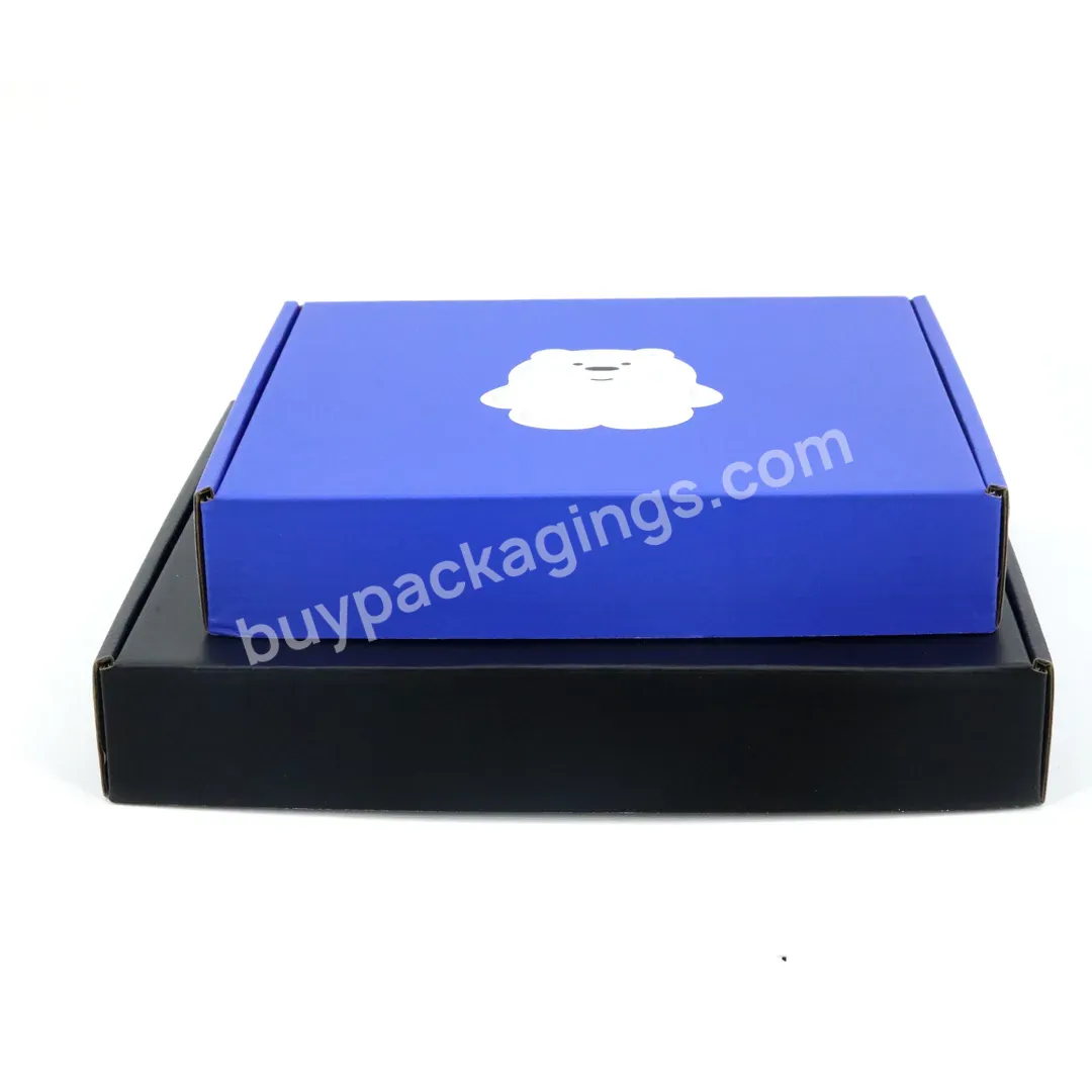 Custom Colored Paper Mailer Box Cardboard Carton Clothing Hat Shipping Boxes Packaging Corrugated Box