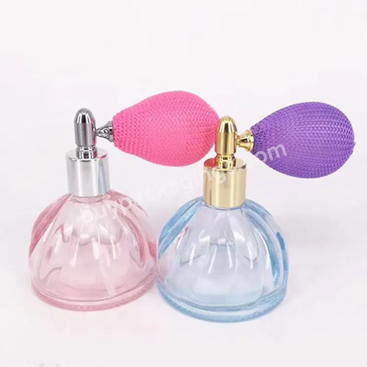 Custom Colorful 20ml Glass Perfume Bottles Wholesale Round Classic Airbag Perfume Spray Empty Bottles