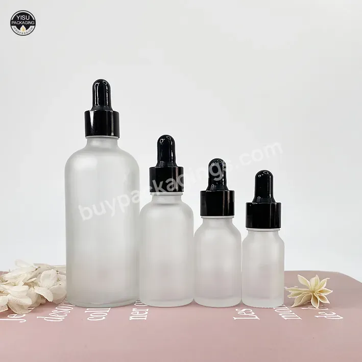 Custom Colorful 5 Ml 10 Ml 20 Ml 30 Ml 50 Ml 100 Ml Glass Essential Oil Bottle With Dropper And Black Cap