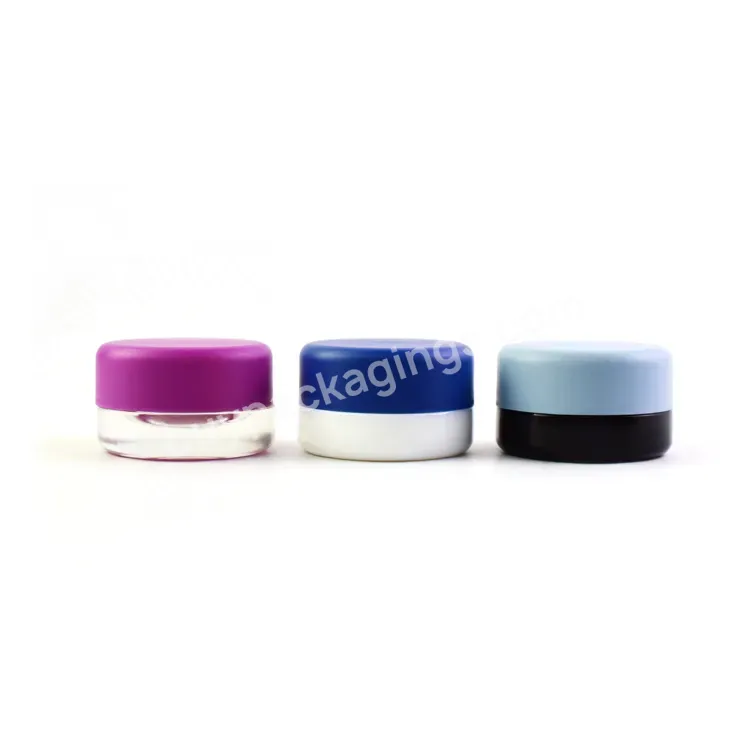 Custom Colorful 5ml 7ml 9ml Glass Jars With Packaging Concentrate Jar Container For Oil Packaging