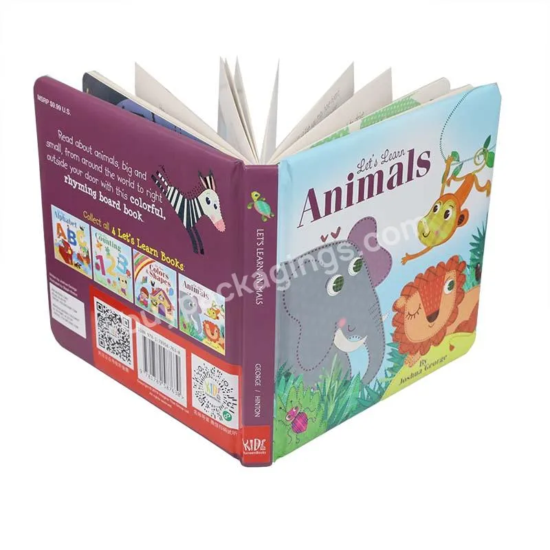 Custom Comic Story Books Sets Full Color Hardcover CardBoard kids art paper Book Printing Children Books For Student