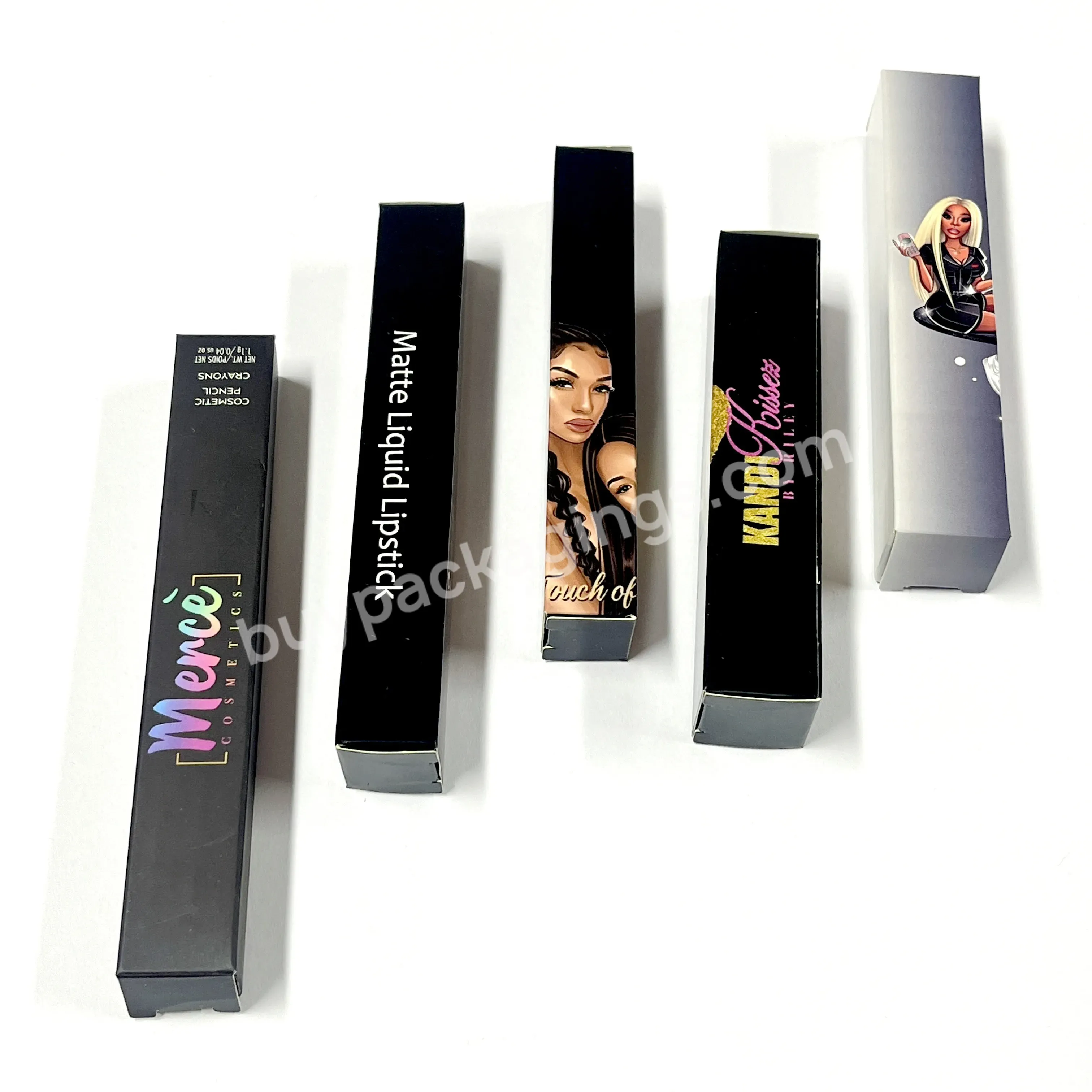Custom Company Logo For Luxury Cosmetics Lipstick Box Packaging