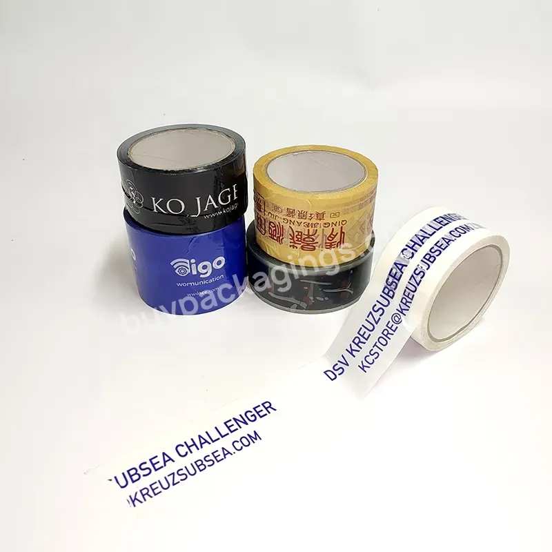 Custom Company Logo Mailing Tapes Printed Shipping Tape For Packaging