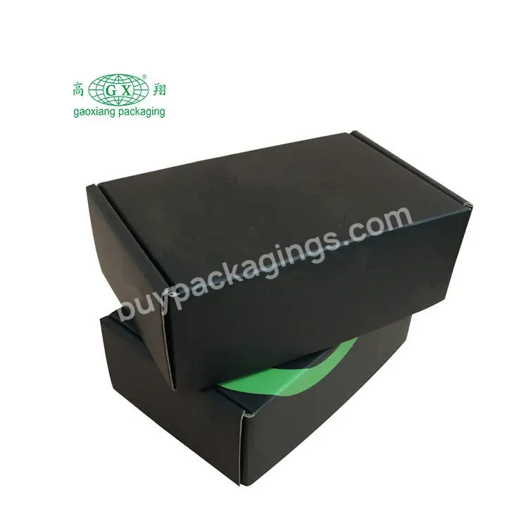 Custom Corrugated Cardboard Carton Packaging Box Colorful Plain Mail Post Box Delivery Boxes With Logo Printed