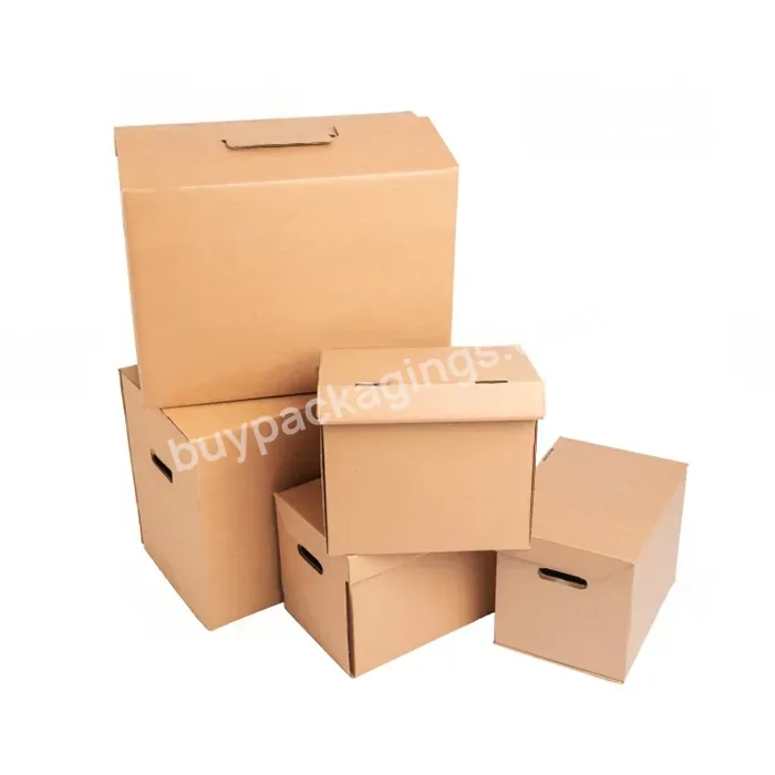Custom Corrugated Cardboard Parcel Box Shipping Packaging Kraft 8x8x6 Shipping Box