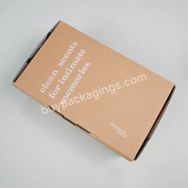 Custom Corrugated Carton Shipping Mailer Box For Apparel Hoodies Packaging