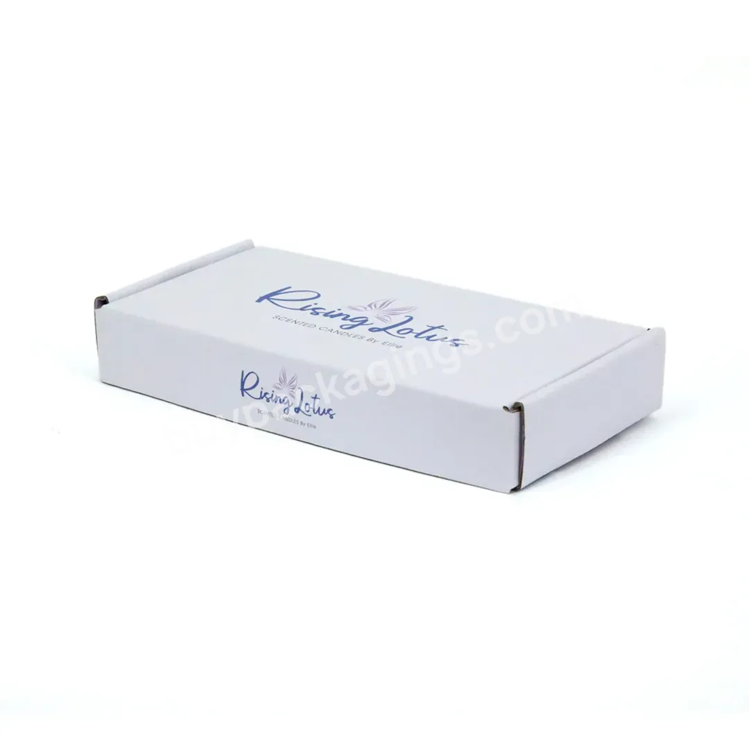 Custom Corrugated Mailer Box Packaging For Candle