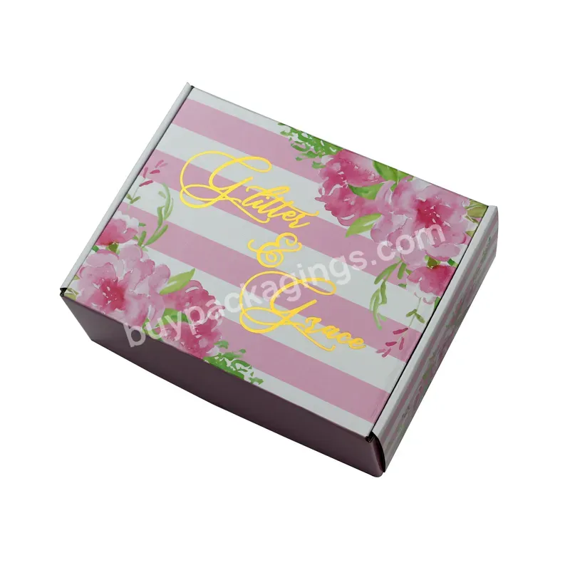 Custom Corrugated Mailer Box Packaging Paper Box For Clothing Cosmetic Hardware Shoes Shipping Carton