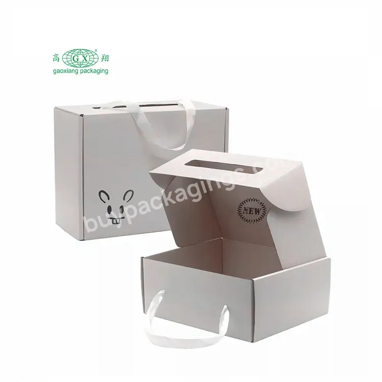 Custom Corrugated Paper Box Ecommerce Postal Shipping Carton Mailer Packaging With Logo Printed
