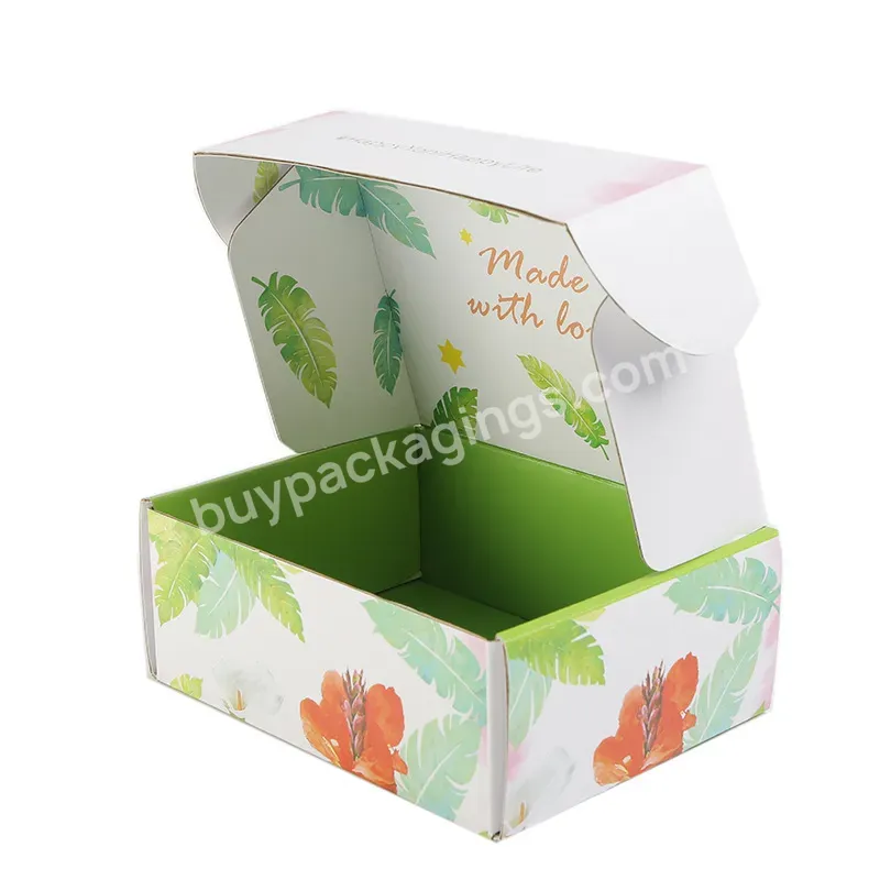 Custom Corrugated Paper Shipping Delivery Mailer Gift Packaging Box With Custom Logo