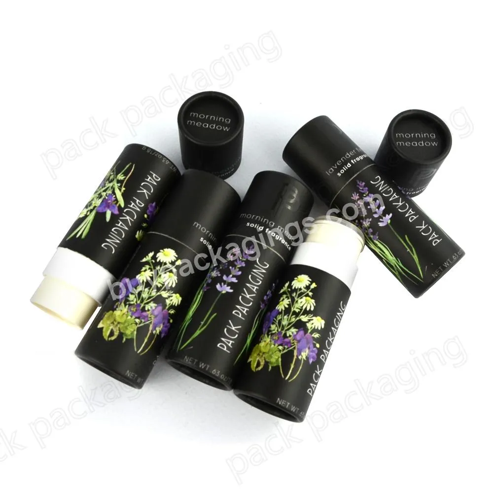 Custom cosmetic deodorant solid perfume stick container packaging twist up tubes