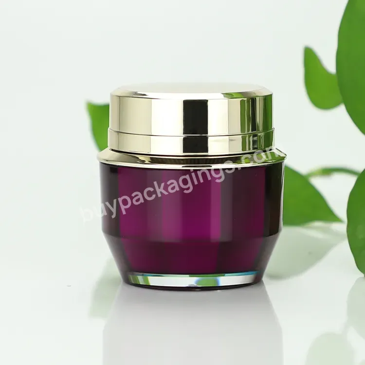 Custom Cosmetic Packaging Bottle Set Luxury Acrylic Skin Care Cream Plastic Jars