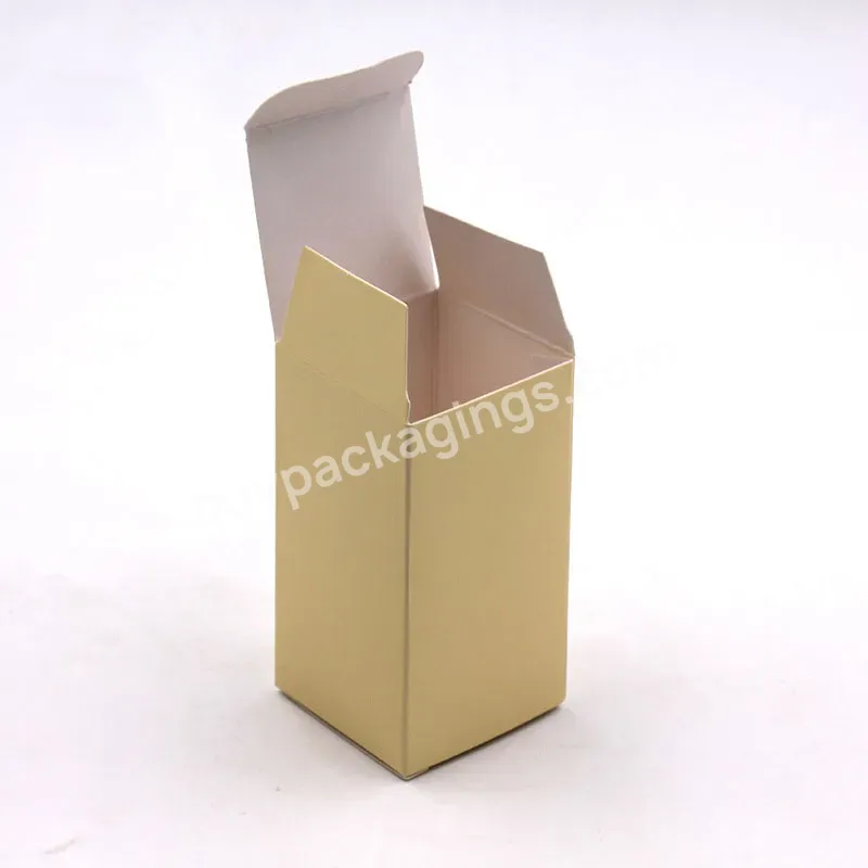 Custom Cosmetic Skin Care Paper Packaging Printing Folding Gold Blank Cardboard Card Box
