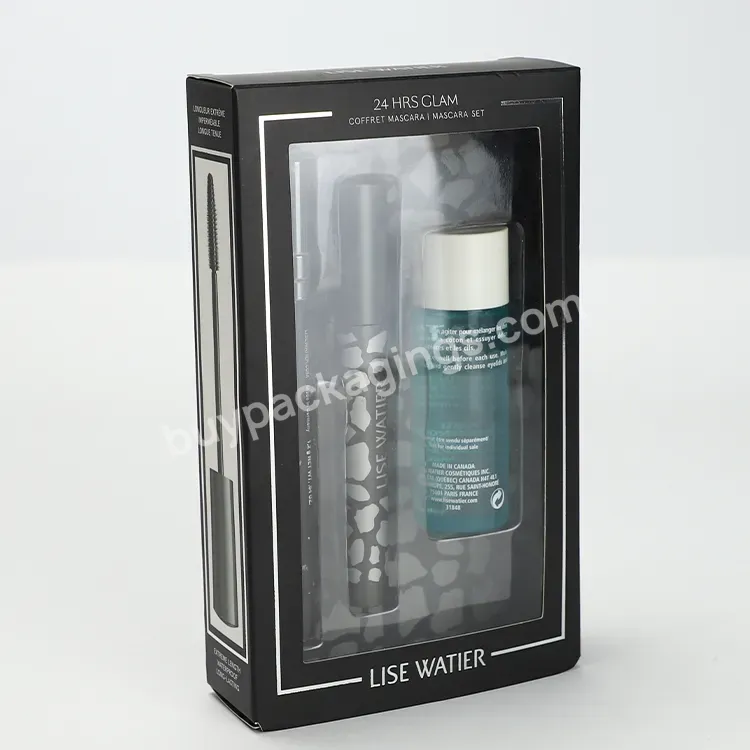 Custom Cosmetic Tube Paper Packaging Box With Clear Window