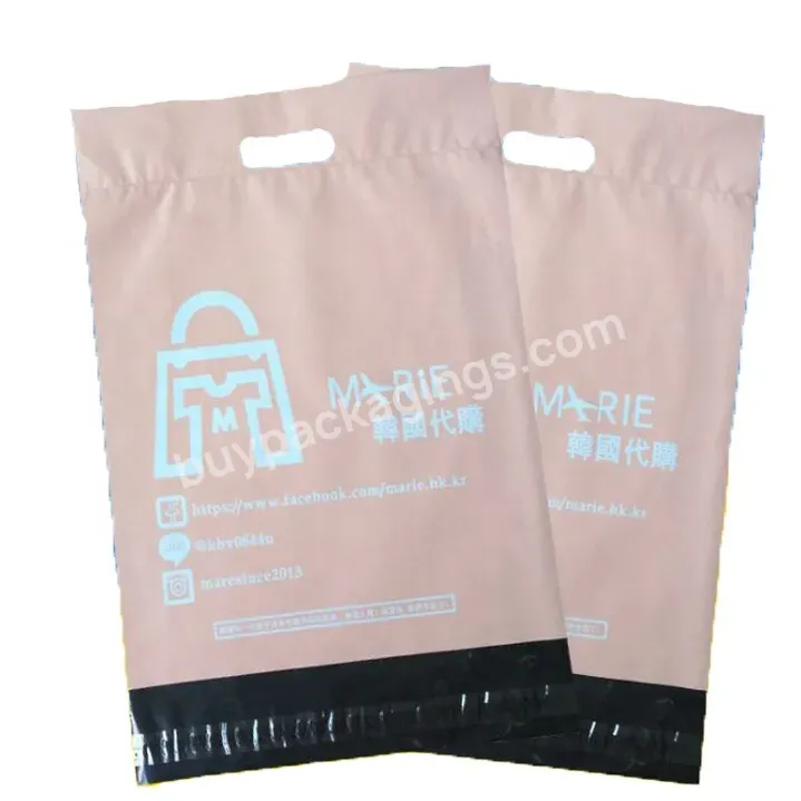 Custom Courier Bag Mailing Bags Pvc Plastic Bag With Handle With Logo