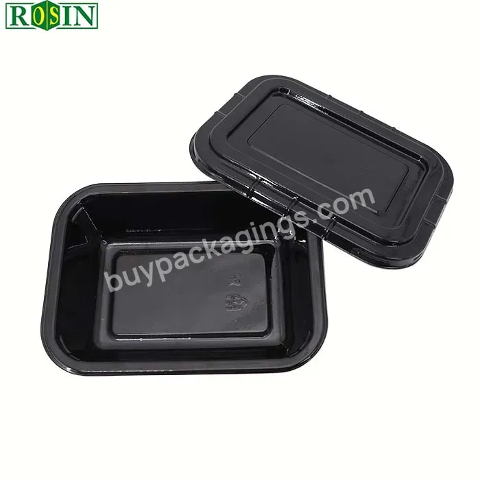 Custom Cpet Disposable Plastic Trays For Food Lunch Bento Box Food Tray