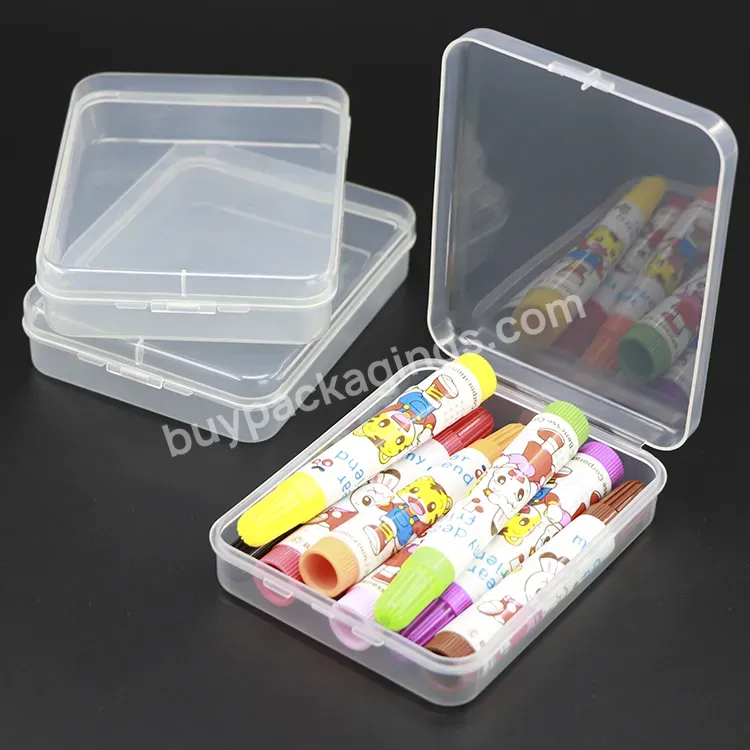 Custom Crayons Craft Box Plastic Packing Storage Stationery Water Color Cute Pencil Case - Buy Cute Pencil Case,Crayons Craft Box,Custom Crayon Box.