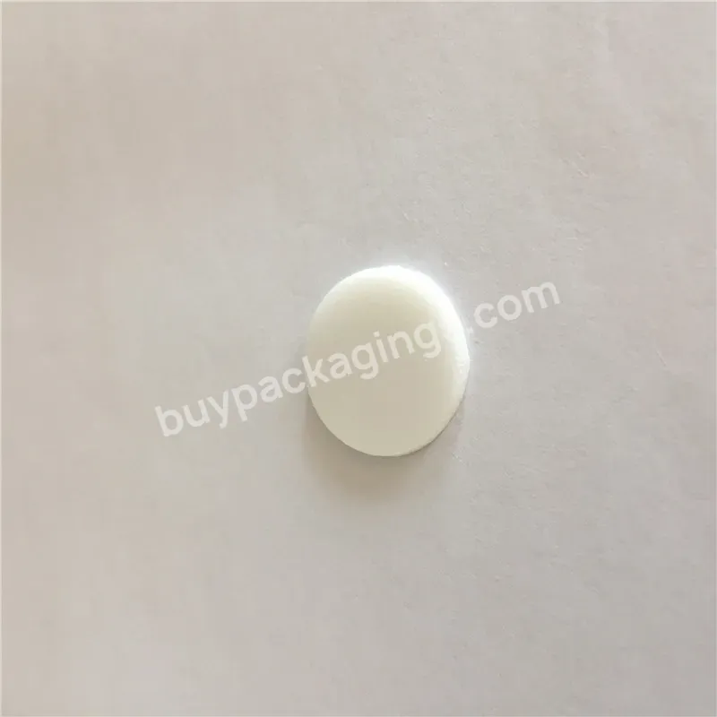 Custom Customized Pe Foam White Color Adhesive Sticky Bottle Lid Liner/sealer