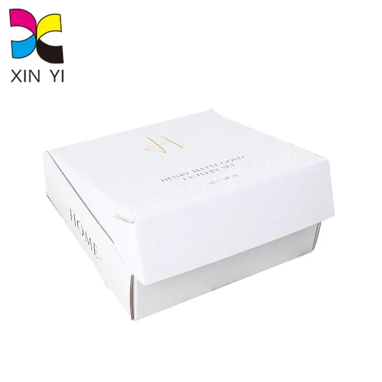 Custom Cutlery Gift Boxes Packaging Corrugated Material Box For Product