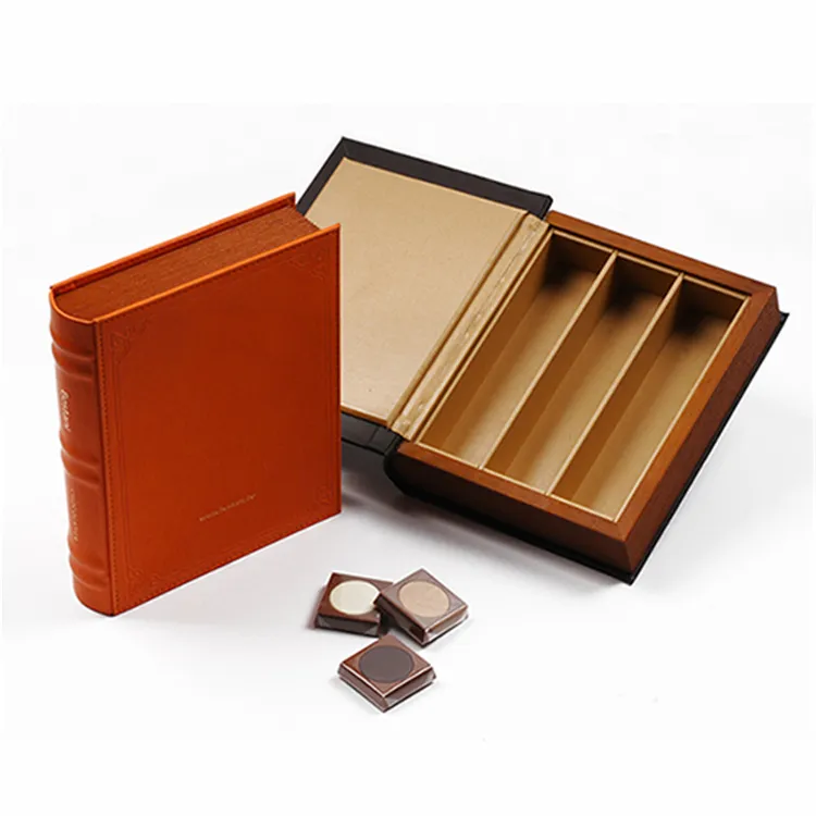 Custom Decorative luxury leather book box
