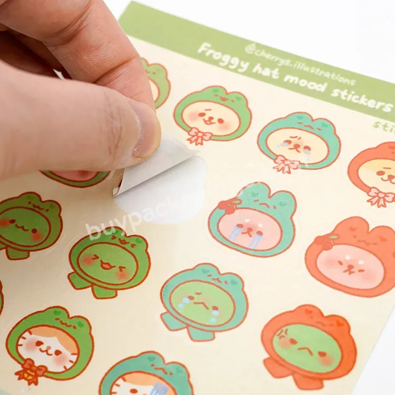 Custom Decorative Transparent Sticker,Personalized Clear Sticker Sheets Kiss Cut Sticker Sheet Printing