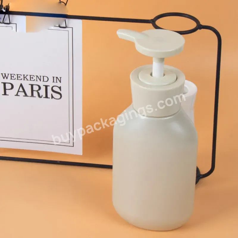 Custom Design 300ml Pet Body Personal Care Hair Shower Gel Packaging Plastic Body Lotion Pump Bottle